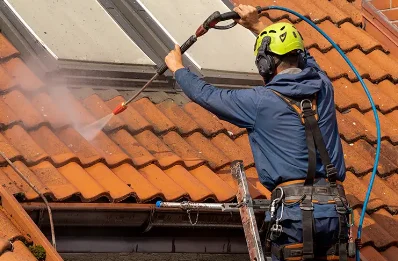 Démoussage et hydrofuge de toiture à Gratens